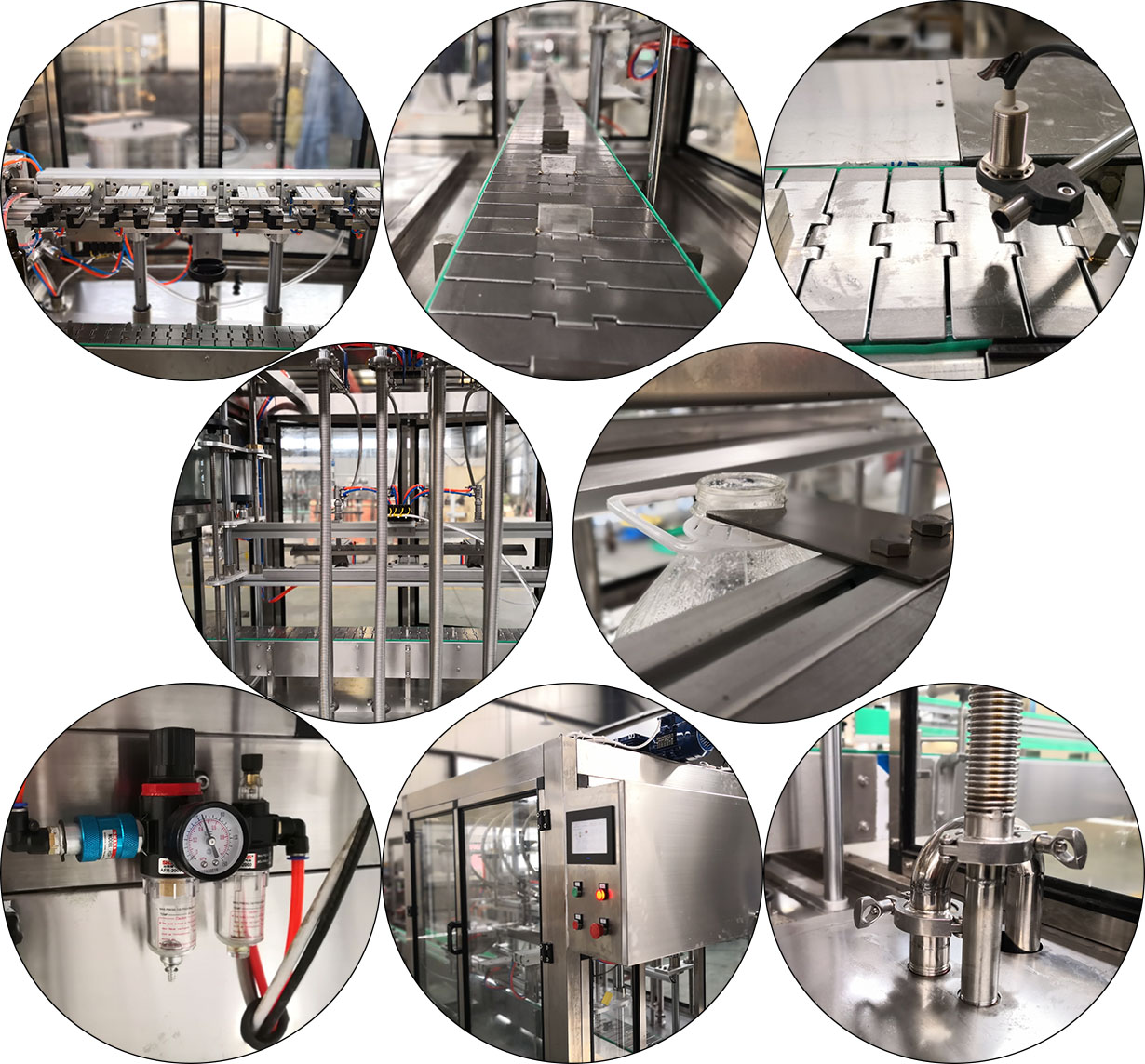 أفضل سعر 5-100ml الهوائية آلة تعبئة زيت المحرك المعبأة في زجاجات