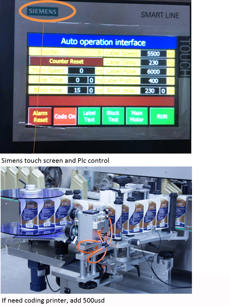 مزدوجة Sids زجاجة التلقائي تسمية سعر الجهاز