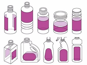 التلقائي الأمامي والخلفي الجانبين آلة وسم